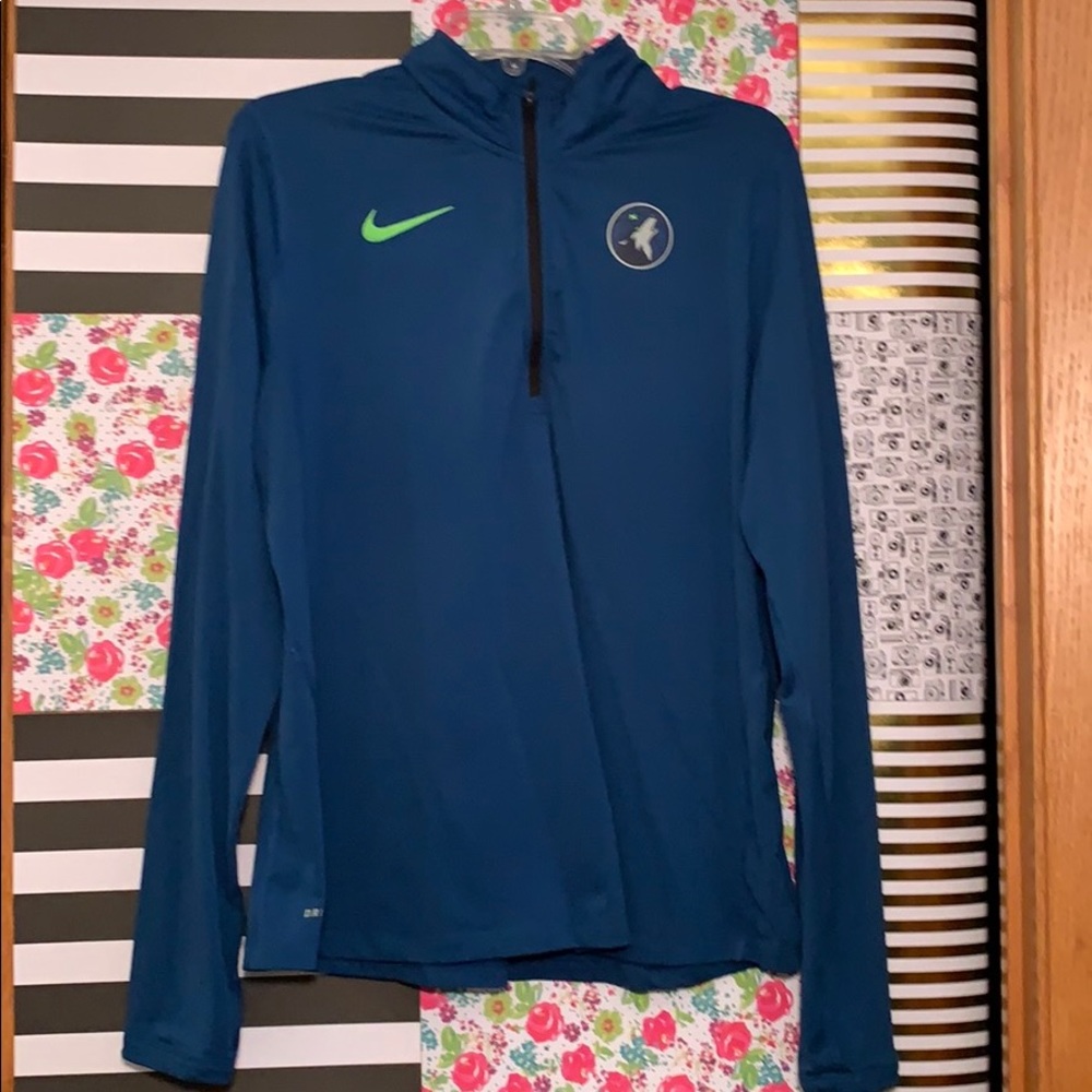 Nike Minnesota Timberwolves 1/2 zip pullover